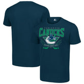 Vancouver Canucks Starter Team Logo Graphic T-Shirt - Navy | US 201591743