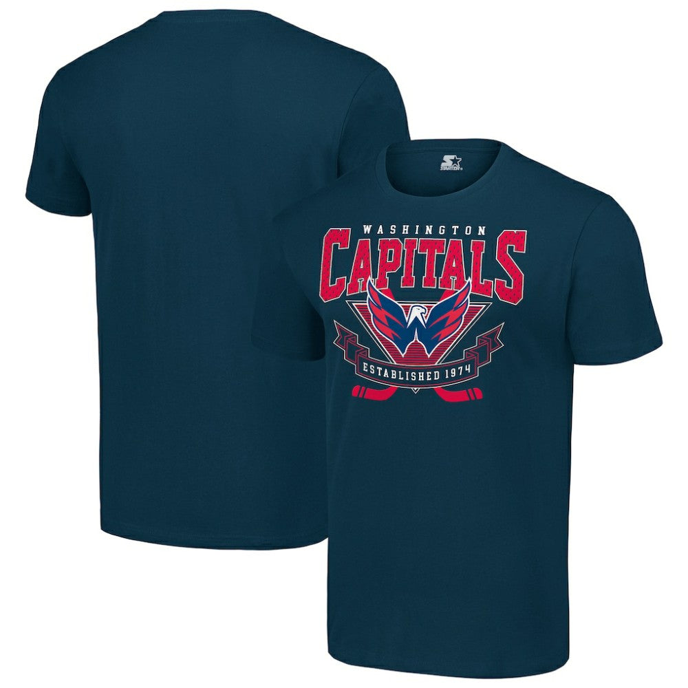 Washington Capitals Starter Team Logo Graphic T-Shirt - Navy | US 201591744
