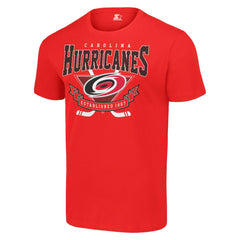 Carolina Hurricanes Starter Team Logo Graphic T-Shirt - Red | US 201591748