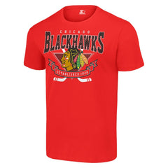 Chicago Blackhawks Starter Team Logo Graphic T-Shirt - Red | US 201591750