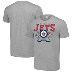 Winnipeg Jets Starter Team Logo Graphic T-Shirt - Heather Gray | US 201591760