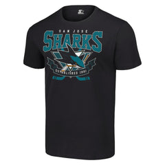 San Jose Sharks Starter Team Logo Graphic T-Shirt - Black | US 201591783