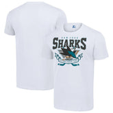 San Jose Sharks Starter Team Logo Graphic T-Shirt - White | US 201591789