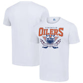 Edmonton Oilers Starter Team Logo Graphic T-Shirt - White | US 201591799