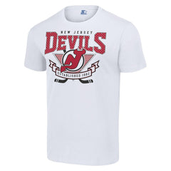 New Jersey Devils Starter Team Logo Graphic T-Shirt - White | US 201591815