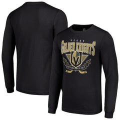 Vegas Golden Knights Starter Team Logo Graphic Long Sleeve T-Shirt - Black | US 201591820