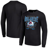 Colorado Avalanche Starter Team Logo Graphic Long Sleeve T-Shirt - Black | US 201591829