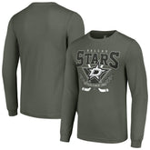 Dallas Stars Starter Team Logo Graphic Long Sleeve T-Shirt - Olive | US 201591871