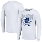 Toronto Maple Leafs Starter Team Logo Graphic Long Sleeve T-Shirt - White | US 201591908