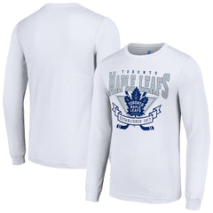 Toronto Maple Leafs Starter Team Logo Graphic Long Sleeve T-Shirt - White | US 201591908