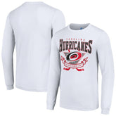 Carolina Hurricanes Starter Team Logo Graphic Long Sleeve T-Shirt - White | US 201591921
