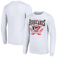 Carolina Hurricanes Starter Team Logo Graphic Long Sleeve T-Shirt - White | US 201591921