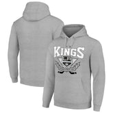 Los Angeles Kings Starter Team Logo Graphic Fleece Tri-Blend Pullover Hoodie - Heather Gray | US 201591935