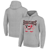 Carolina Hurricanes Starter Team Logo Graphic Fleece Tri-Blend Pullover Hoodie - Heather Gray | US 201591948