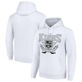 Los Angeles Kings Starter Team Logo Graphic Fleece Tri-Blend Pullover Hoodie - White | US 201591958