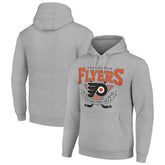 Philadelphia Flyers Starter Team Logo Graphic Fleece Tri-Blend Pullover Hoodie - Heather Gray | US 201591964