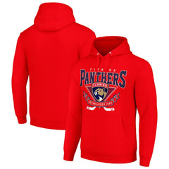 Florida Panthers Starter Team Logo Graphic Fleece Tri-Blend Pullover Hoodie - Red | US 201591989