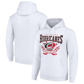 Carolina Hurricanes Starter Team Logo Graphic Fleece Tri-Blend Pullover Hoodie - White | US 201592014
