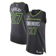 Rudy Gobert Minnesota Timberwolves Jordan Brand Authentic Jersey Statement Edition Anthracite