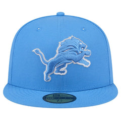 Detroit Lions New Era Omaha 59FIFTY Fitted Hat - Blue Hats