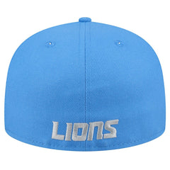 Detroit Lions New Era Omaha 59FIFTY Fitted Hat - Blue Hats