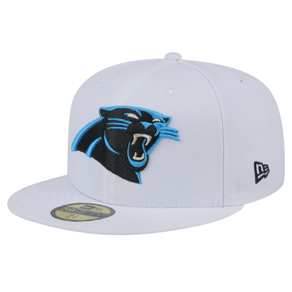 Carolina Panthers New Era Omaha 59FIFTY Fitted Hat - White Hats