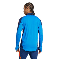 Juventus 2024/25 AEROREADY Raglan Quarter-Zip Training Top Blue - Adidas