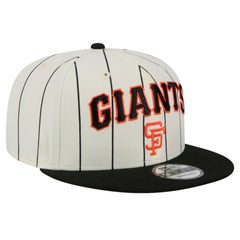 San Francisco Giants New Era Jersey Pinstripe 9FIFTY Snapback Hat - White Jerseys