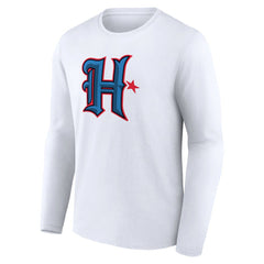 Houston Texans Secondary Logo Long Sleeve T-Shirt - White T-shirts