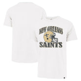 New Orleans Saints '47 Overrun Franklin Throwback T-Shirt - Cream T-shirts