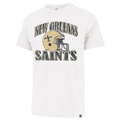 New Orleans Saints '47 Overrun Franklin Throwback T-Shirt - Cream T-shirts