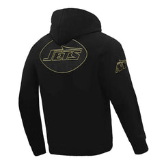 New York Jets Pro Standard Classic Chenille Pullover Hoodie - Black Hoodies