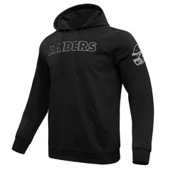 Las Vegas Raiders Pro Standard Classic Chenille Pullover Hoodie - Black Hoodies