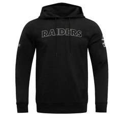 Las Vegas Raiders Pro Standard Classic Chenille Pullover Hoodie - Black Hoodies
