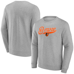 Baltimore Orioles B-More Pullover Sweatshirt - Gray Pullover