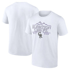 Colorado Rockies Elevation T-Shirt - White T-shirts
