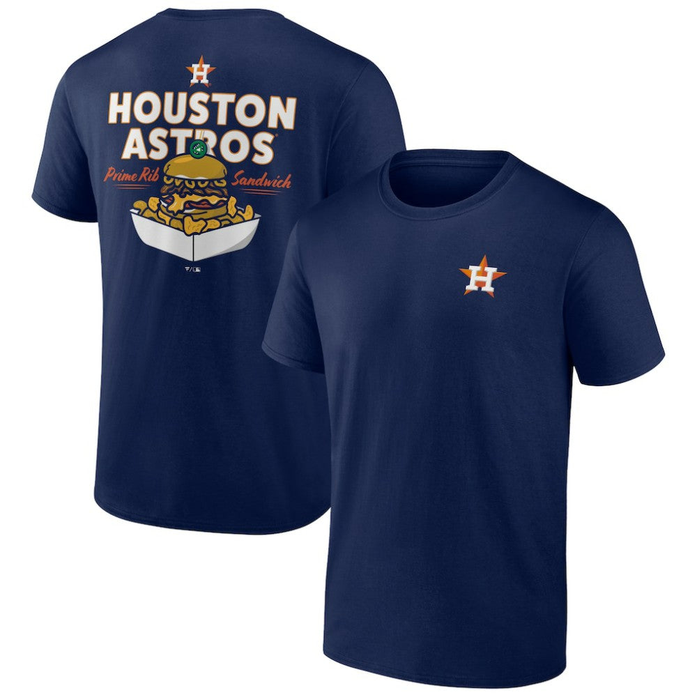 Houston Astros Prime Rib Sandwich T-Shirt - Navy T-shirts