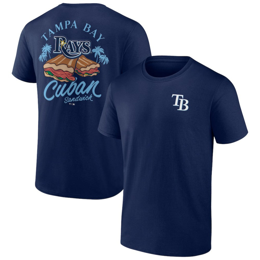 Tampa Bay Rays Cuban Sandwich T-Shirt - Navy T-shirts
