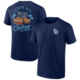 Tampa Bay Rays Cuban Sandwich T-Shirt - Navy T-shirts