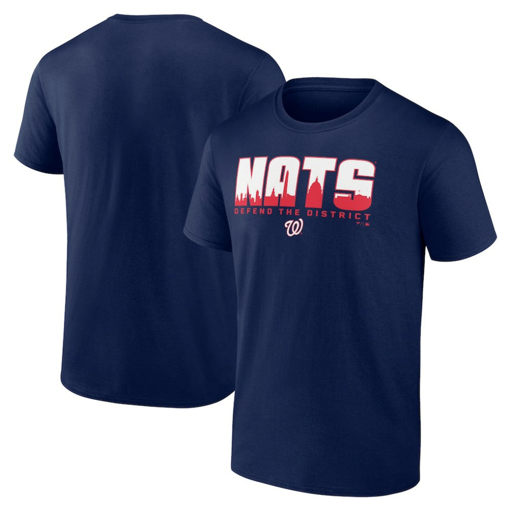 Washington Nationals Defend the District T-Shirt - Navy T-shirts