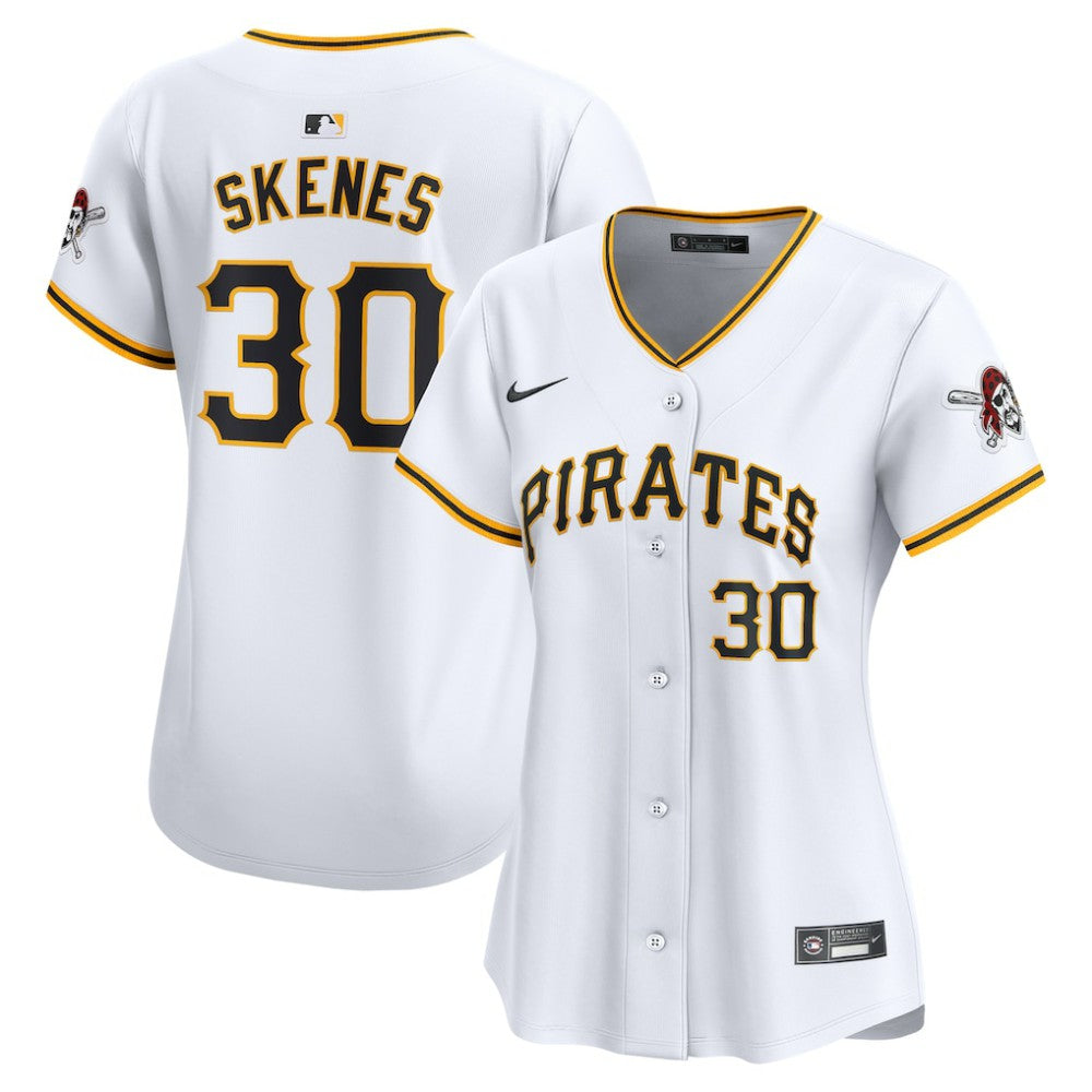 Paul Skenes Pittsburgh Pirates Nike Women's Home Limited Player Jersey - White Jerseys
