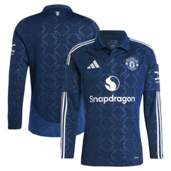 Manchester United 2024/25 Away Replica Long Sleeve Jersey Navy - Adidas online