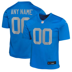 Detroit Lions Youth Alternate Custom Game Jersey - Blue Jerseys