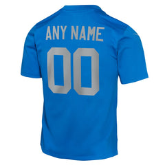 Detroit Lions Youth Alternate Custom Game Jersey - Blue Jerseys