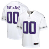 Minnesota Vikings Youth Alternate Custom Game Jersey - White Jerseys