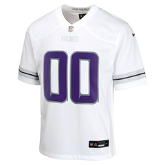 Minnesota Vikings Youth Alternate Custom Game Jersey - White Jerseys