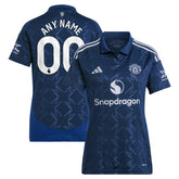 Manchester United Women's 2024/25 Away Replica Custom Jersey Navy - Adidas sale