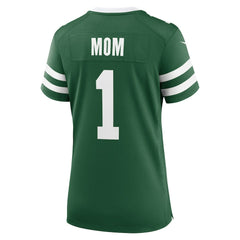 New York Jets Women's #1 Mom Game Jersey - Legacy Green Jerseys