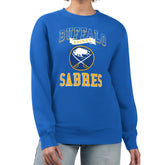 Buffalo Sabres G-III 4Her by Carl Banks Women's Team Logo Tri-Blend Fleece Pullover Sweatshirt - Royal | US 201612714
