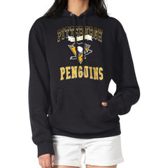 Pittsburgh Penguins G-III 4Her by Carl Banks Women's Team Logo Tri-Blend Fleece Pullover Hoodie - Black | US 201612753